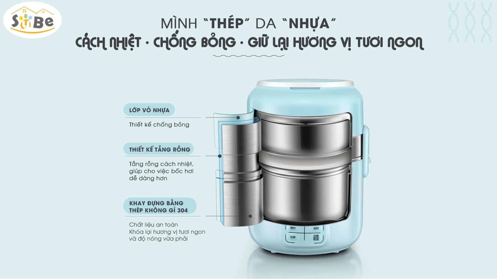 Hộp cơm điện Bear DFH – B20J1