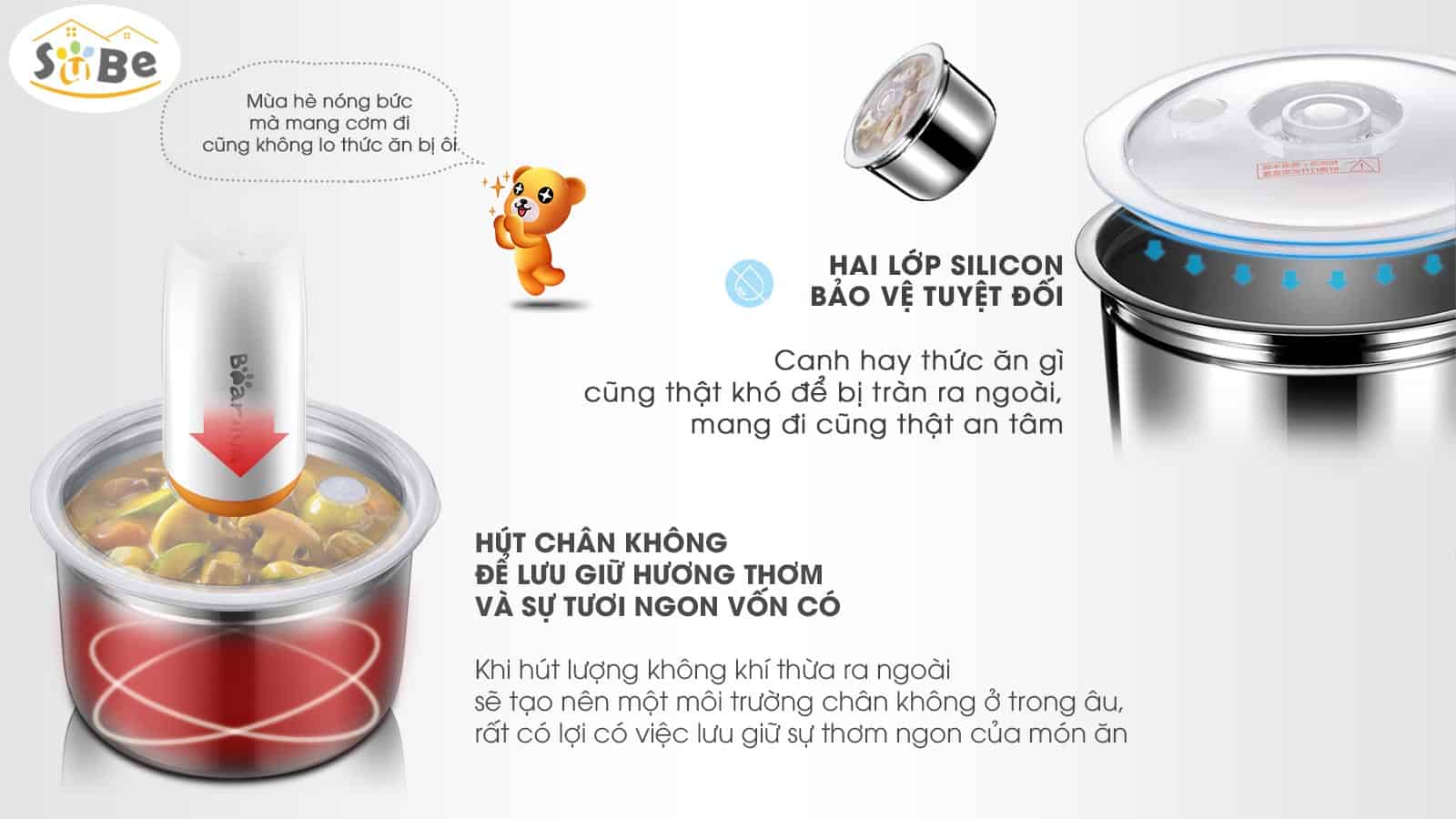 Hộp cơm điện Bear DFH – B20J1