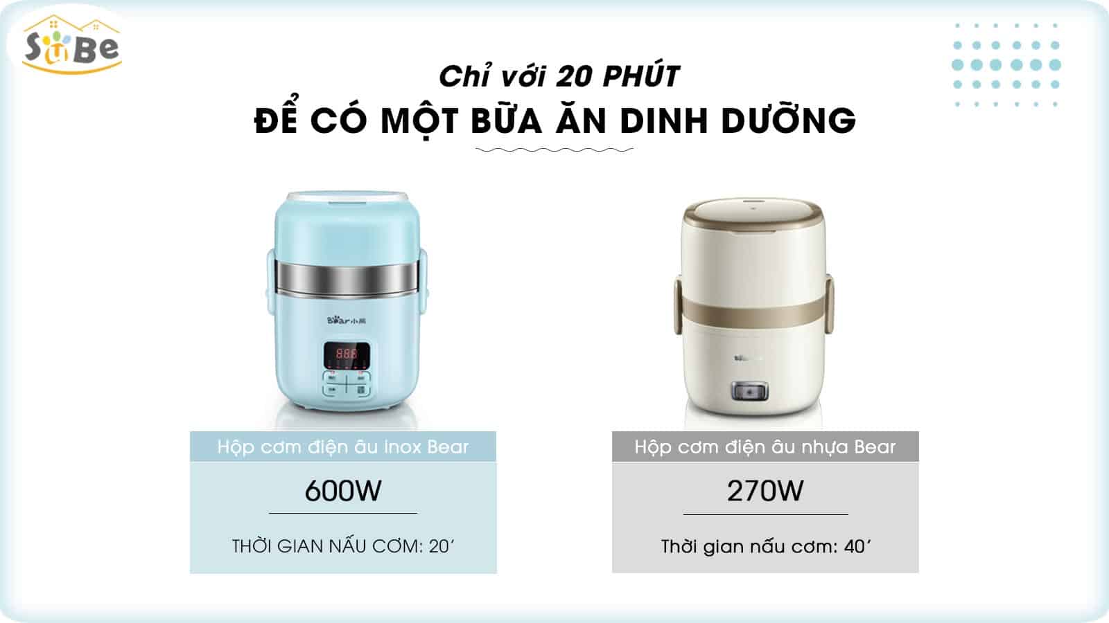 Hộp cơm điện Bear DFH – B20J1