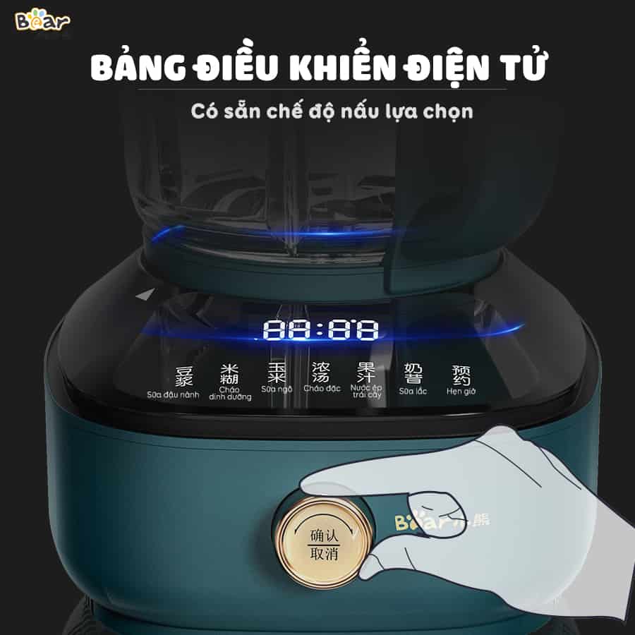 Máy xay nấu đa năng cách âm Bear PBJ-B06W1