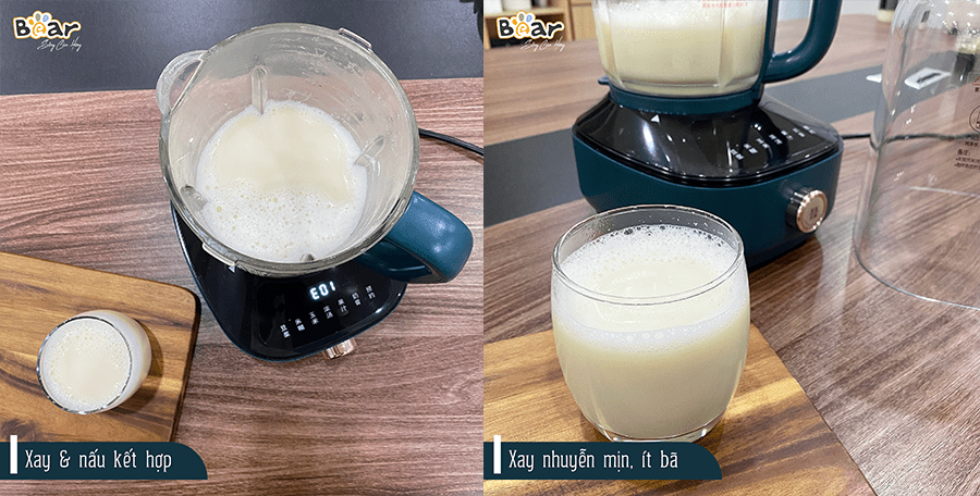 Máy xay nấu đa năng cách âm Bear PBJ-B06W1