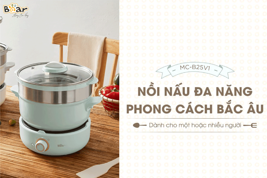 Nồi đa năng mini Bear DRG-D12M5