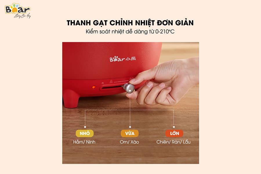 Nồi lẩu uyên ương Bear SUBE006