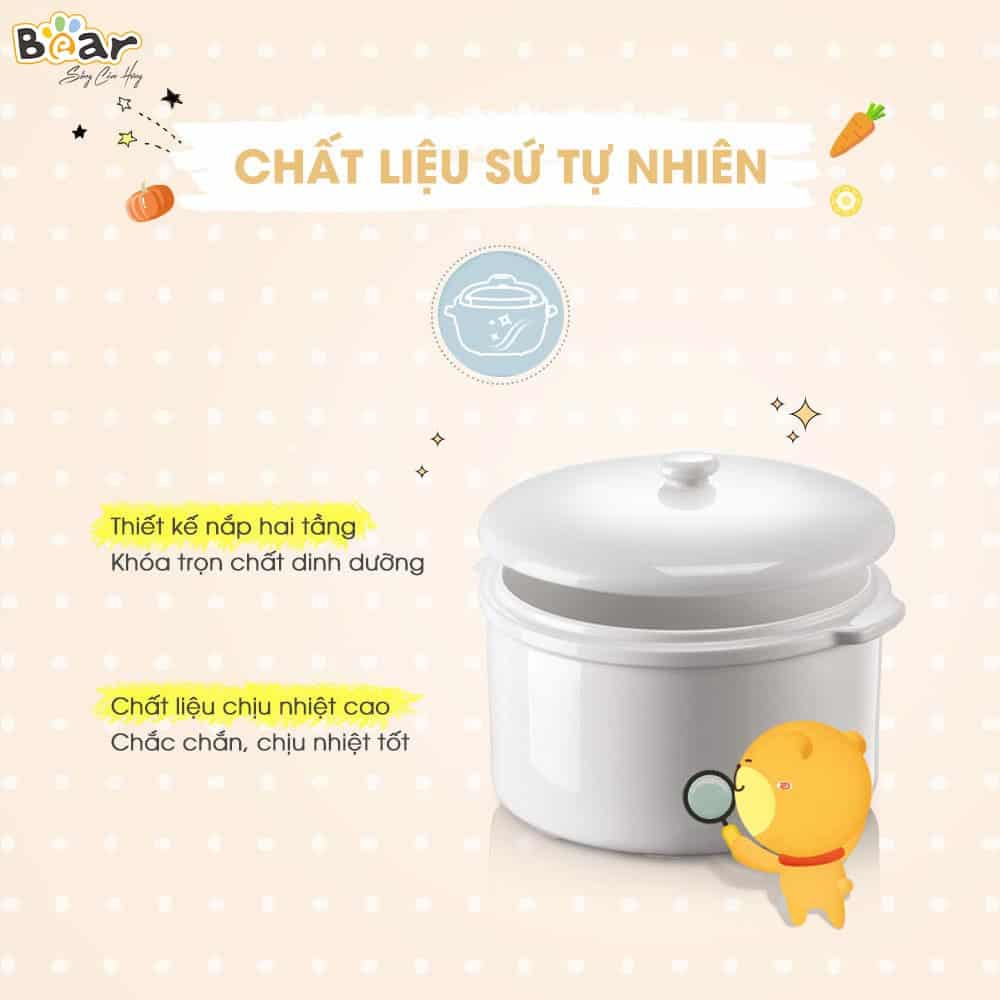 Nồi nấu chậm Bear 2.5L SUBE003