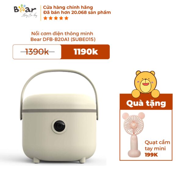 Nồi cơm điện thông minh Bear SUBE015 (DFB-B20A1)