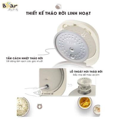 Nồi cơm điện thông minh Bear SUBE015 (DFB-B20A1)