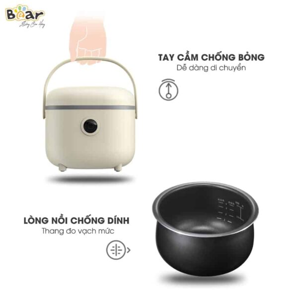 Nồi cơm điện thông minh Bear SUBE015 (DFB-B20A1)
