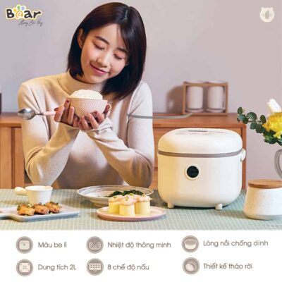 Nồi cơm điện thông minh Bear SUBE015 (DFB-B20A1)