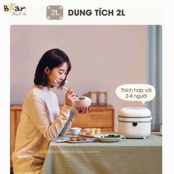 Nồi cơm điện thông minh Bear SUBE015 (DFB-B20A1)