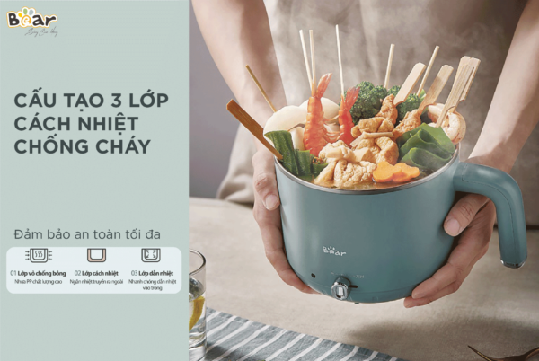 Nồi đa năng mini Bear DRG-D12M5