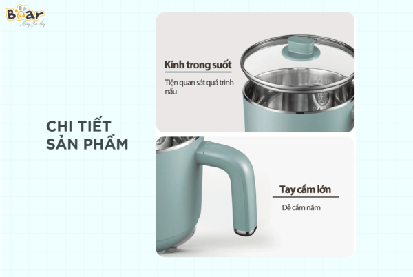 Nồi đa năng mini Bear DRG-D12M5