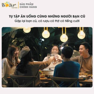 Nồi lẩu uyên ương 6L Bear DHG-B60R6