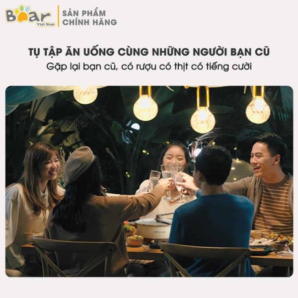Nồi lẩu uyên ương 6L Bear DHG-B60R6