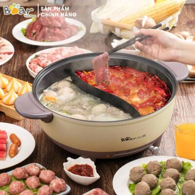 Nồi lẩu uyên ương 6L Bear DHG-B60R6