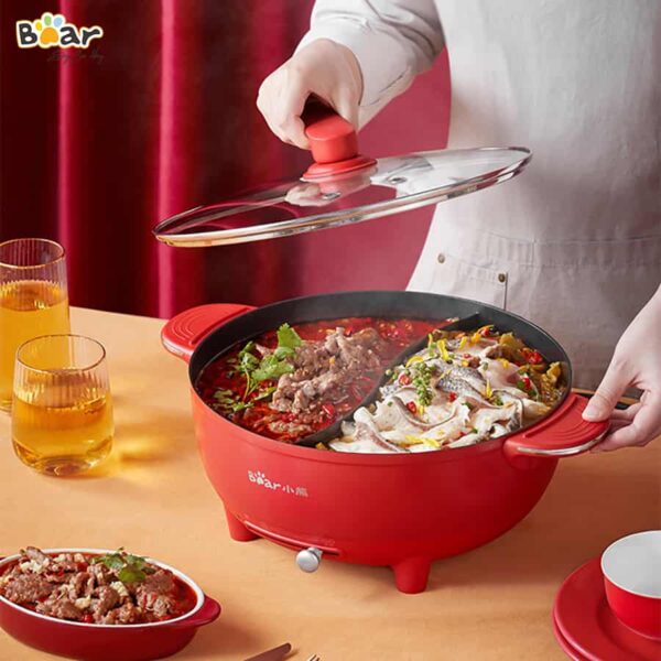 Nồi lẩu uyên ương Bear SUBE006
