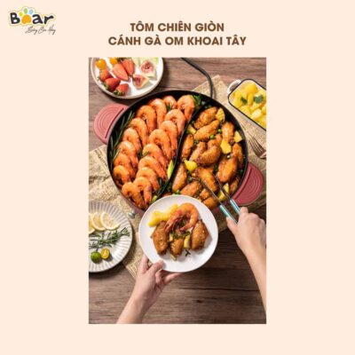 Nồi lẩu uyên ương Bear SUBE006