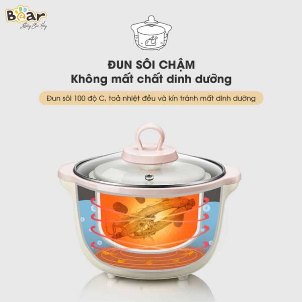 Nồi nấu chậm Bear 1.6L SUBE002