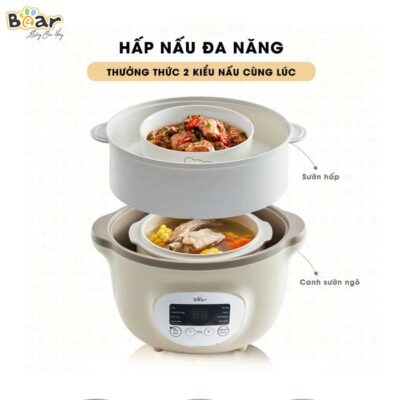 Nồi nấu chậm Bear 1.6L SUBE002