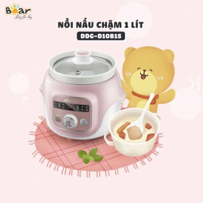 Nồi nấu chậm Bear 1l DDG-D10B1S