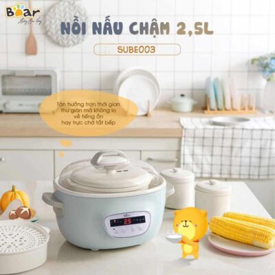 Nồi nấu chậm Bear 2.5L SUBE003